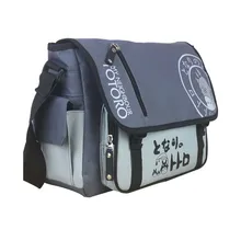 High Quality Tokyo Ghoul Totoro Attack on Titan Naruto One Piece Kantai Collection Ansatsu Kyoushitsu Shoulder Messenger Bag