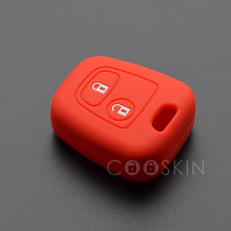 100 шт./лот силиконовое покрытие клавиш key holder сумка ключ протектор автомобильные аксессуары для peugeot 206 307 207 408 для citroen c2 c3 c4