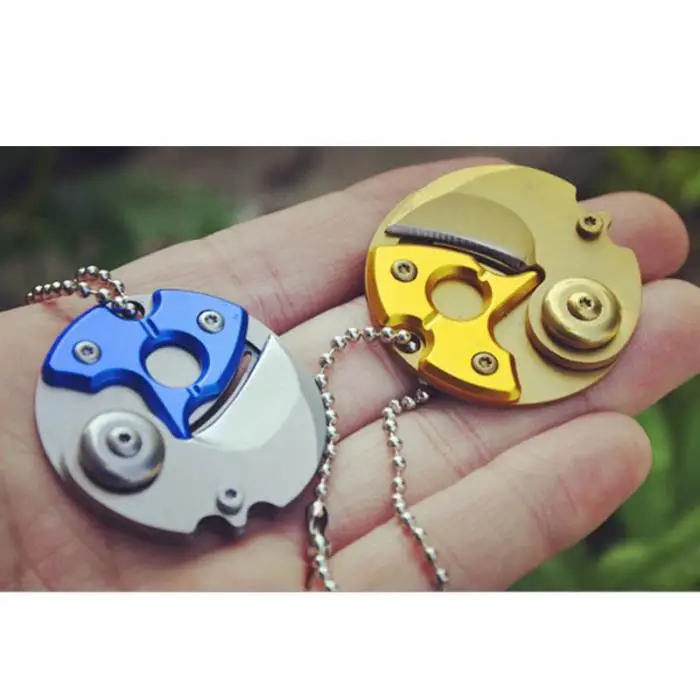 EDC Dollar Lipat Pisau Mini Gantungan ACCHAMP Expression Kunci Membawa Karambit Menggantung Koin Dropship Home Terpercaya Saku Outdoor untuk Kecil Alat United USD Portabel Survival States 6 EDC Dollar Lipat Pisau 6