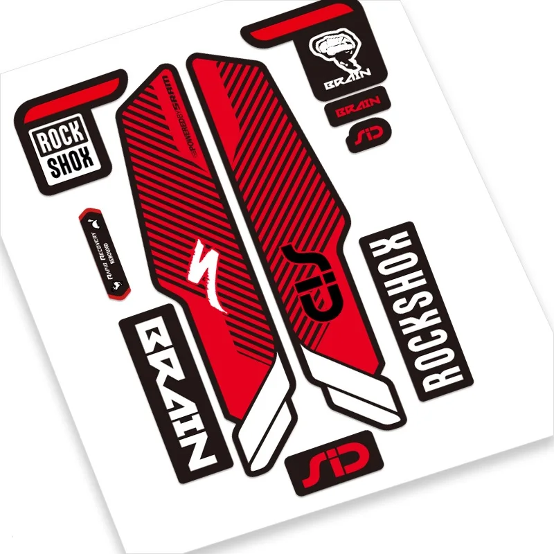 ROCKSHOX SID BRAIN Fork Sticker ROCK SHOX  for Mountain Bike MTB  Bicycle Cycling Decals