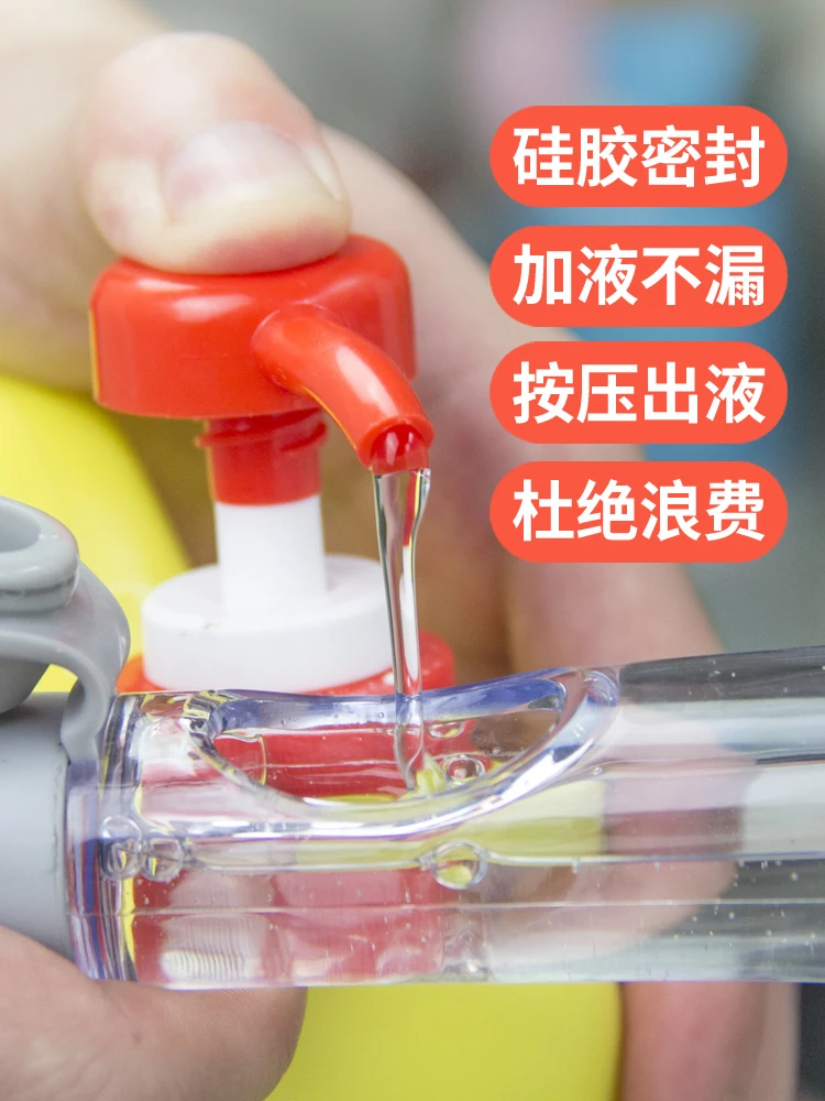 

Kitchen household long handle cleaning, wiping, lazy person cleaning essence, automatic adding liquid to wash pot brush