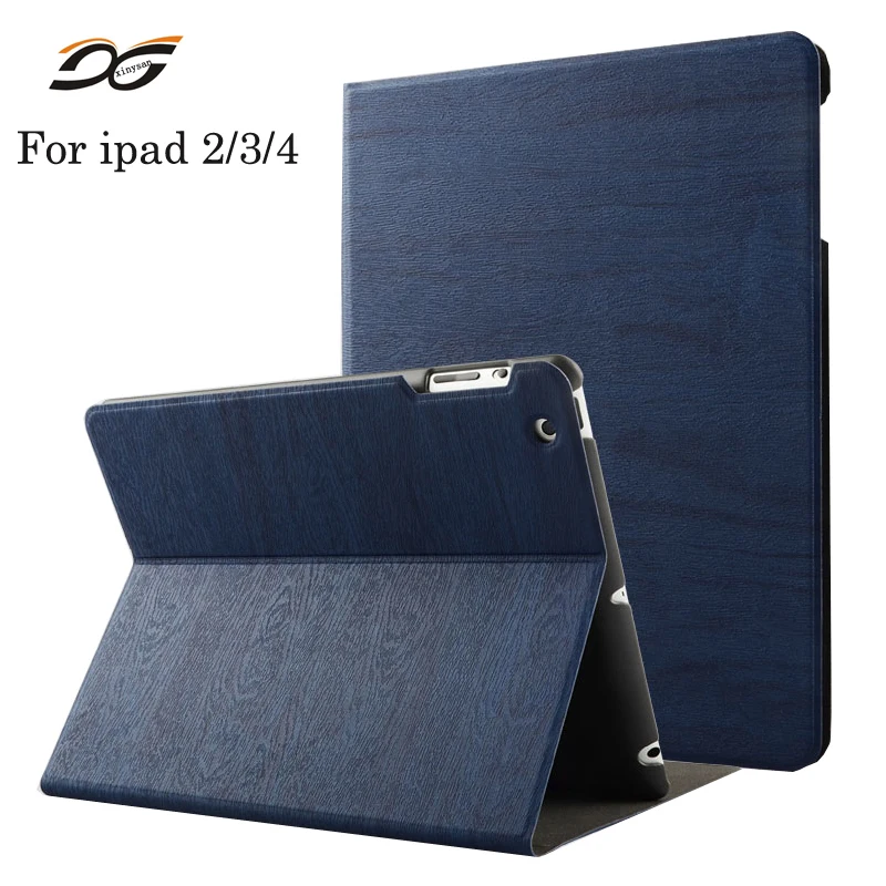 

Case for iPad 2 3 4,Wooden PU Leather Case Folio Stand Case Smart with Auto Sleep /Wake UP Cover for Apple iPad 2/3/4 9.7inch