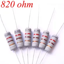 2 w 820 ohm 820R ohm резистор с постоянным сопротивлением оксида металла сопротивление резисторов+/-5%(200 шт