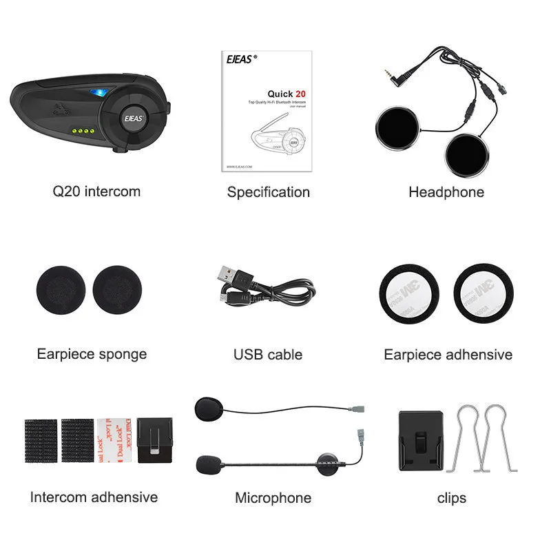 2 шт Высокое качество мото Bluetooth Интерком каску мото rcycle шлем гарнитура 2 всадника intercomunicadores наушники с fm-радио