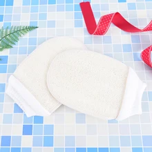 1 шт. уплотненная Ванна для душа Волшебная рукавица для пилинга Отшелушивающий загар удаление люфа интерьер волокнистый душ банные инструменты