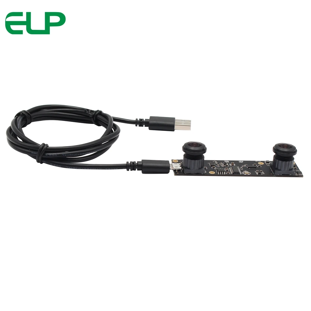 ELP Wide Angle FOV180 Dual Lens Stereo Camera Modlue 1080P HD CMOS AR0330 Sensor 3D VR For 360degree Camera|Модули камеры| |