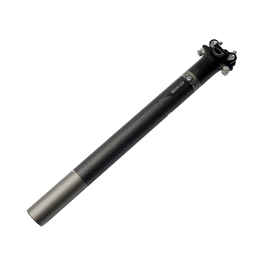 black TEMANI 3K Carbon MTB Bike Seat Saddle post Seatpost 27.2//30.8//31.6 NEW
