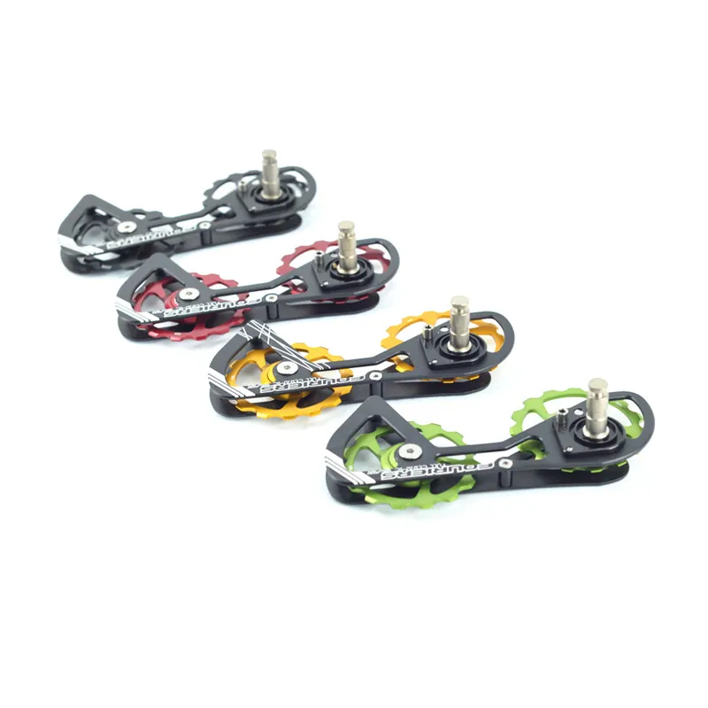 Fouriers de cerámica carretera bicicleta desviador trasero de la polea de la rueda de KIT de jaula 15 T transmisión para R5800/105