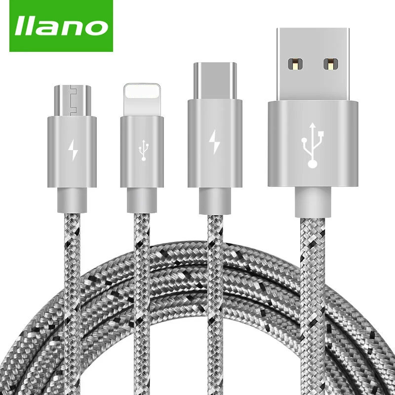 

llano USB Type C Fast Charging usb c cable Type-c data Cord Phone Charger For ipad pro Samsung S9 S8 Note 9 pocophone F1 Xiaomi