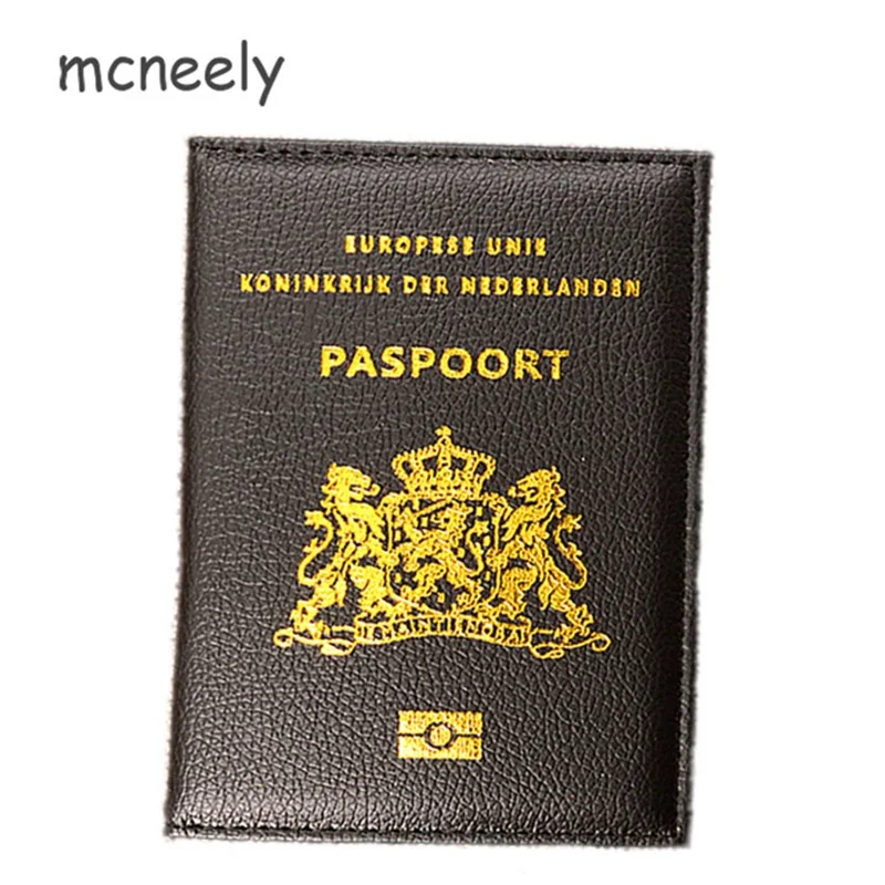 Нидерланды заграничного паспорта владельца протектор чехол для Для женщин Путешествия Бизнес Бумажник Защитная обложка для паспорта для