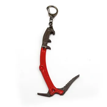 

12pcs/lot Movie Tomb Raider Keychain Lara Croft Taro Ice Axe Pendant Key Ring Chain For Men Fans Souvenir Porte Clef Jewelry