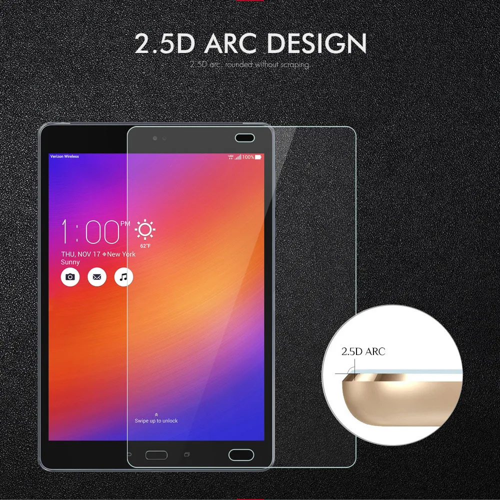 Закаленное Tablet Стекло для Asus Zenpad 3 S ZT500KL Z500M 10 Z8S ZT582KL Z10 Z300C Экран протекторы