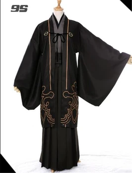 

2017 New Clothing NieR:Automata No.2 9s Black Kimono Cosplay Costume Coat D