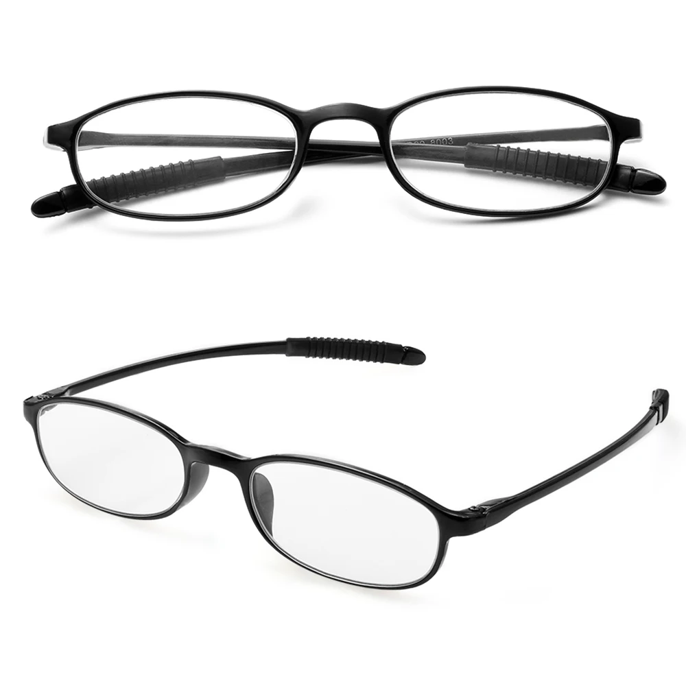 

Unisex +1.00~+4.0 Diopter Elders Vision Care Ultra-light Fashion Presbyopic Reading Glasses Resin Anti-skidding Eyeglasses