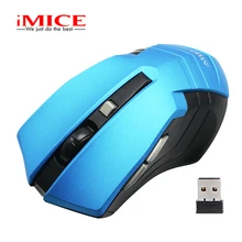iMice энергосберегающая беспроводная мышь компьютерная мышь 2,4G приемник 6 кнопок мышь Эргономичный дизайн 10 м Рабочий ноутбук Настольный