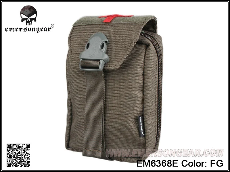 Emerson gear, военные сумочки, аптечка, медицинский мешочек, сумка, Molle, военный страйкбол, пейнбол, боевое снаряжение EM6368 - Цвет: FG