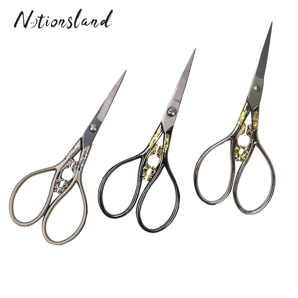 

3 Colors Tailor's Scissors Sewing Scissors Short Cutter for Fabric Craft DIY Handmade Sewing Tool
