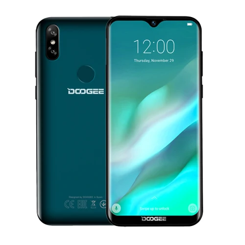 DOOGEE Y8 4G LTE мобильный телефон MTK6739 четырехъядерный 3 Гб 16 Гб 8 Мп+ 8 Мп Android 9,0 3400 мАч 6," FHD 19:9 дисплей смартфон - Цвет: Emerald Green