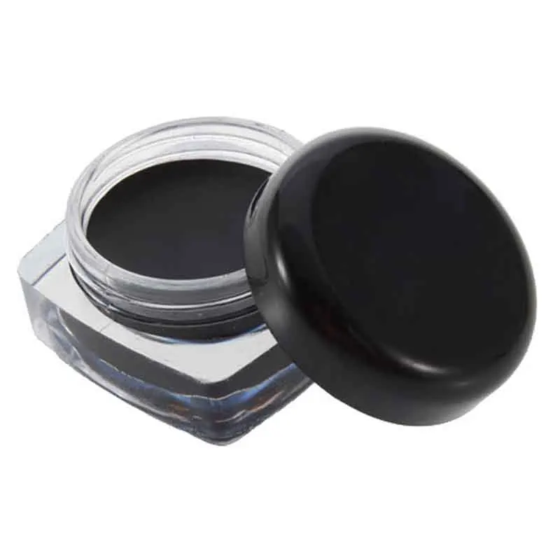ELECOOL 1 набор, модная черная Водостойкая Подводка для глаз, гелевая подводка для глаз, набор косметических кистей для макияжа, долговечный, легко носить, жидкая подводка для глаз