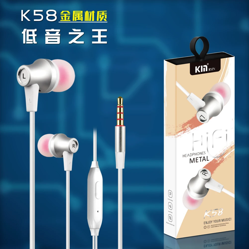 Fones de Ouvido de Metal Fone de Ouvido para a Maioria dos Telefones Estéreo de 3.5mm Qijiagu Earset Microfone Baixo 10 Pcs 4 Eletrônicos