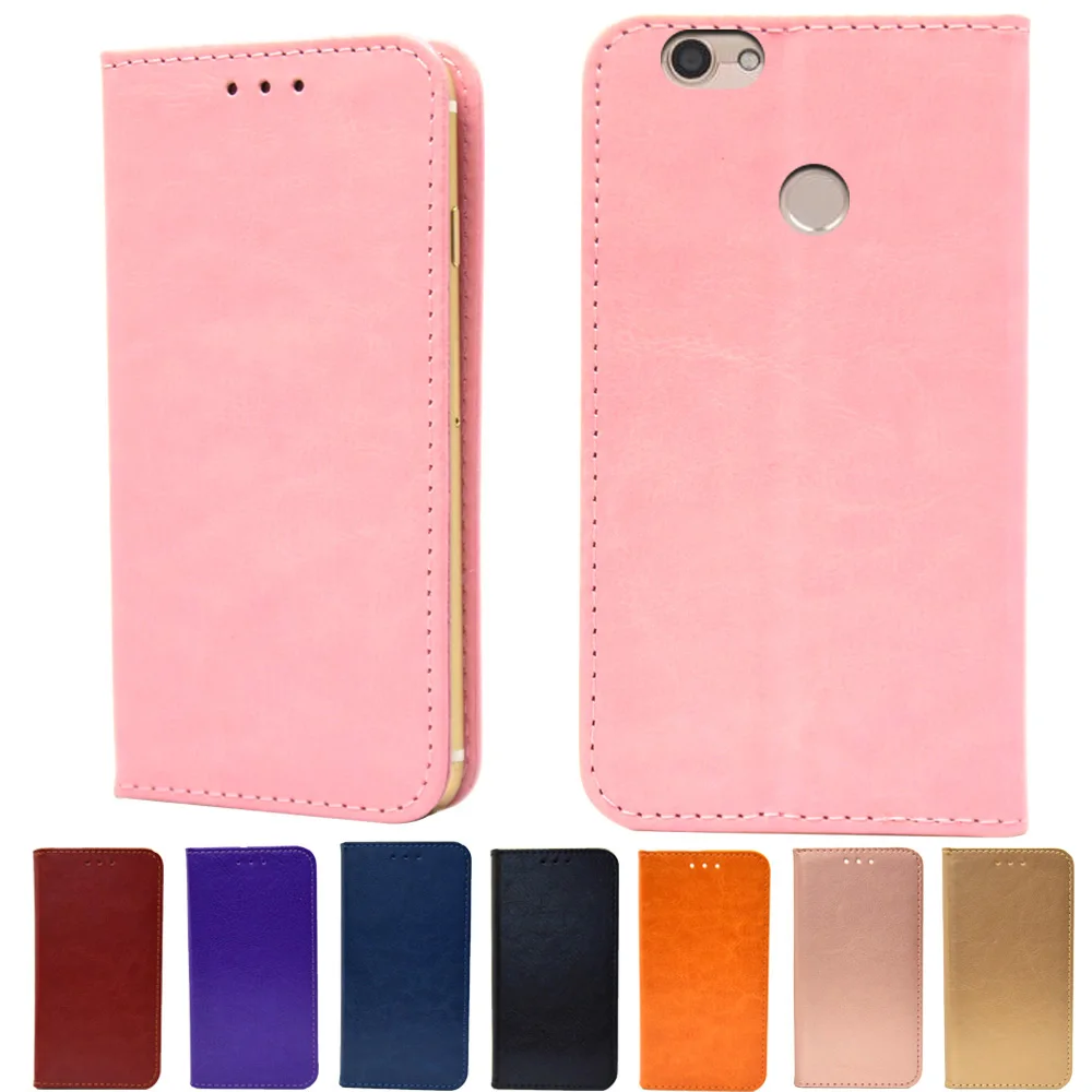 

LIHAIJUN Luxury Book Wallet PU Leather Flip Case Stand Card Holder Case Cover For DEXP Ixion MS255 Element