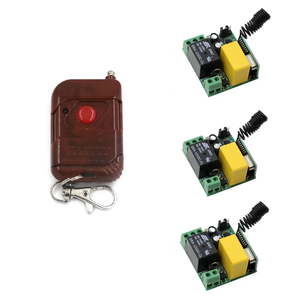 

315/433Mhz AC 220V Wireless Remote Control Switch System Remote Home Light Lamp LED Power Switch Receiver Transmitter