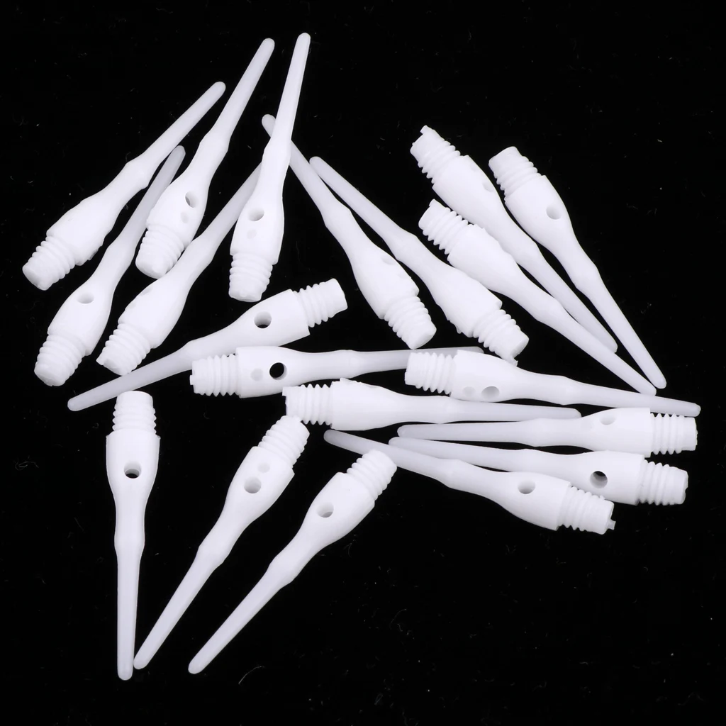 (Pack of 20) 2BA Thread Soft Tip Dart Points for Electronic Dartboard Indoor Game Dart Boards Target Backboard Supplies