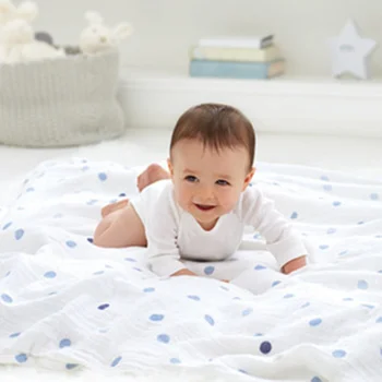 

Cotton washing baby infant newborn muslin gauze gauze towel coverlet