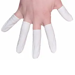2 коробки Aimoosi резиновые одноразовые пальчиковые кончики пальцев Защитные маленькие перчатки практичный постоянный макияж татуировки