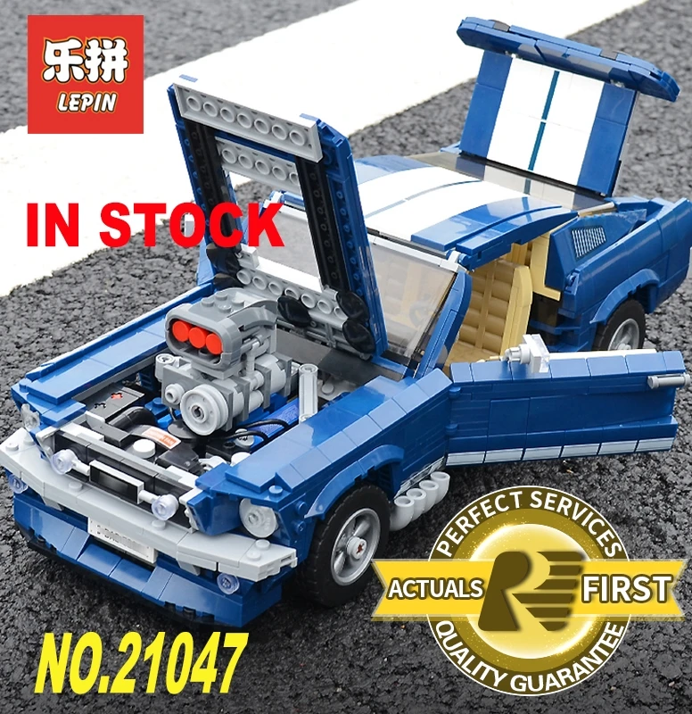 LEPIN 21047 Creator Expert Ford Mustang Compatible Legoing 10265 Set Building Blocks Bricks Assembled DIY Toys Birthday Gifts