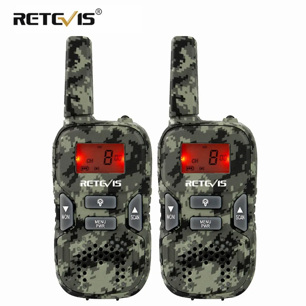 Пара Мини Walkie Talkie для детей Retevis RT33 0 5 W PMR 446MHz PMR446/FRS портативный двухсторонний