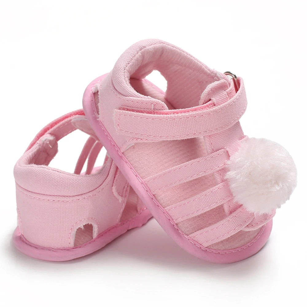Симпатичные Новорожденный ребенок обувь для девочек мягкая подошва Нескользящая Prewalker Летние босоножки принцессы обувь