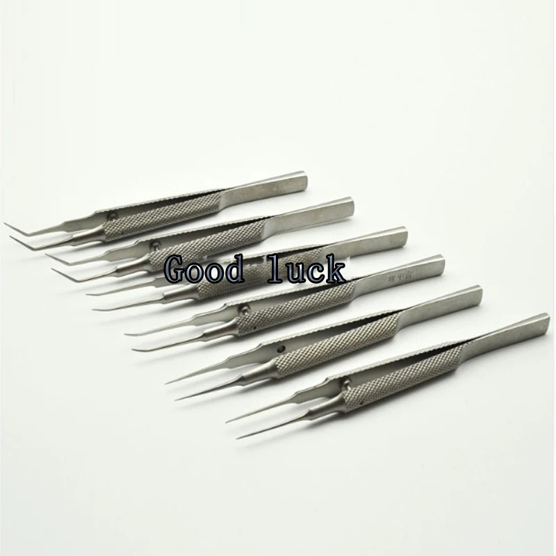 Ferramentas de Cirurgia 11cm de Aço Inoxidável Alça Redonda Micro Pinças Pálpebra Plataforma Dente Instrumentos Oftálmicos 5 pinças pálpebra pinças plataforma dente instrumentos oftálmicos ferramentas de cirurgia