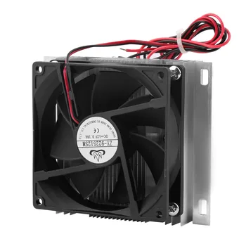 

60W Thermoelectric Peltier Cooler Refrigeration Semiconductor Cooling System Kit Cooler Fan Finished Set Computer Components HOT