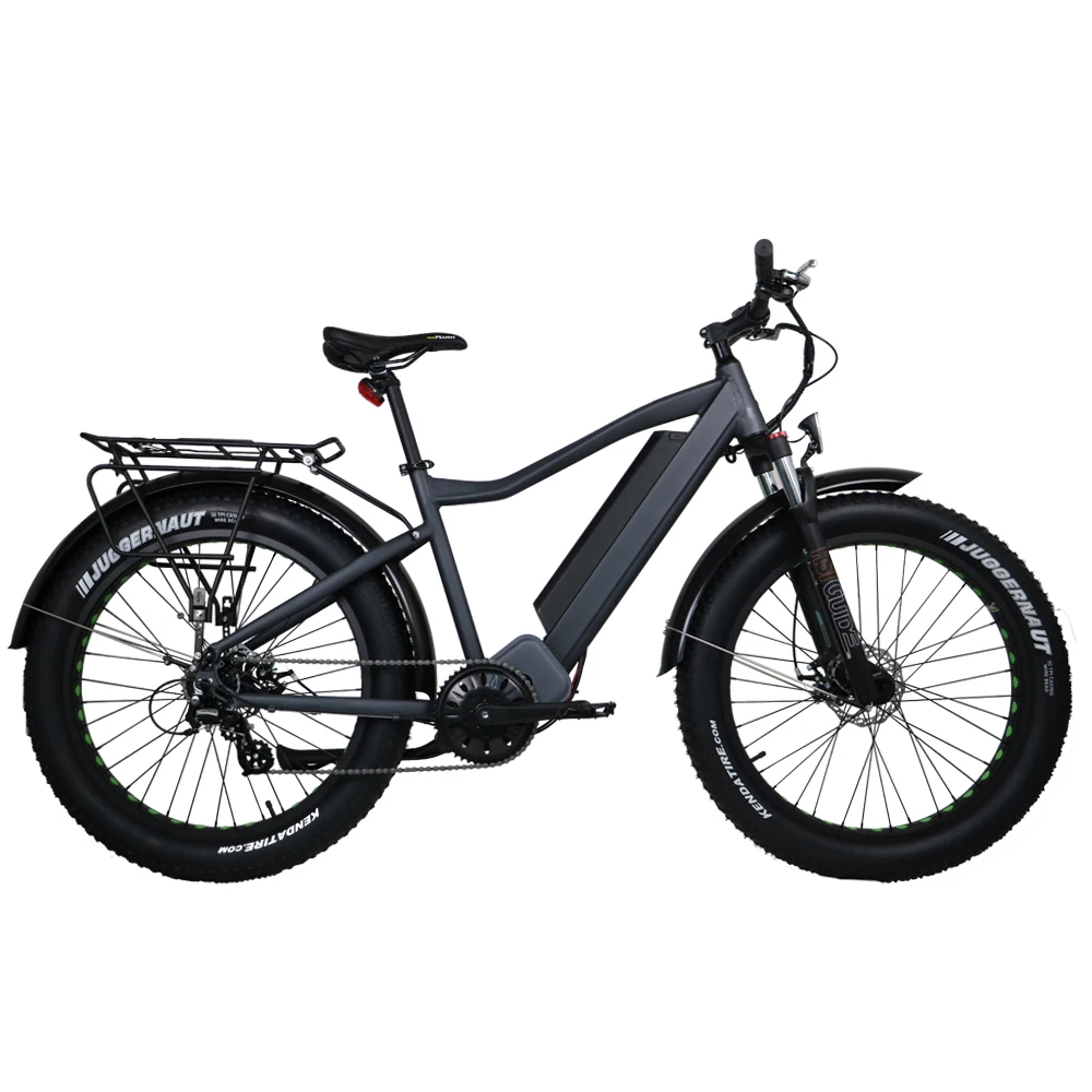 Drop shipping USA/CANADA 48V1000W electric fat tire bike with bafang BBSHD mid drive motorin