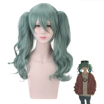 

Hatsune Miku Cosplay Wig VOCALOID 28 CM Green Heat Resistant Hair VOCALOID Hatsuna Miku Cosplay Wig Sunano Wakusei Hair