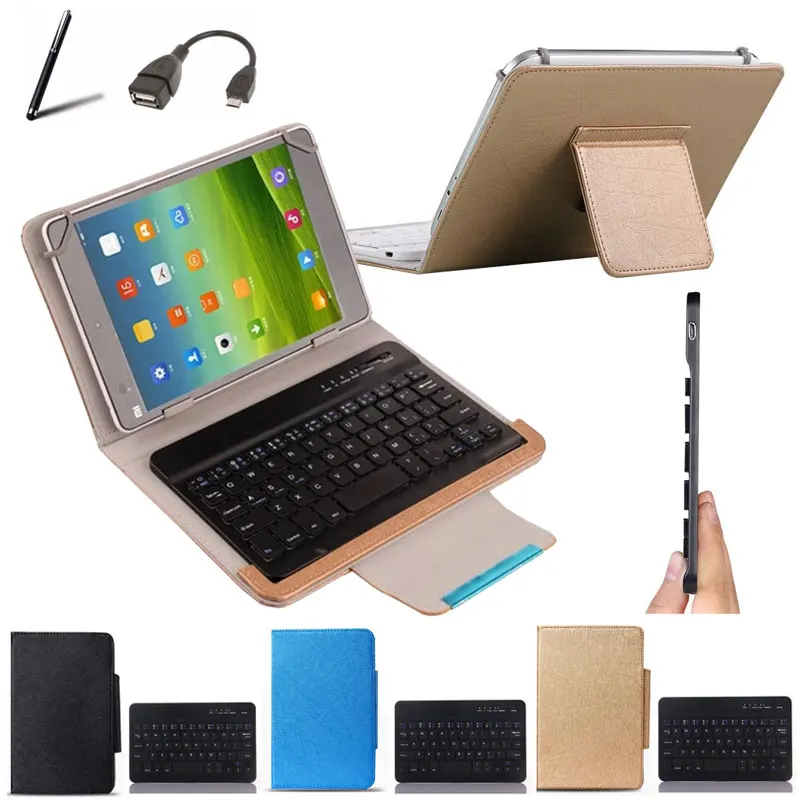 

Wireless Bluetooth Keyboard Case For dns AirTab M100 10.1 inch Tablet Keyboard Language Layout Customize Stylus+OTG Cable