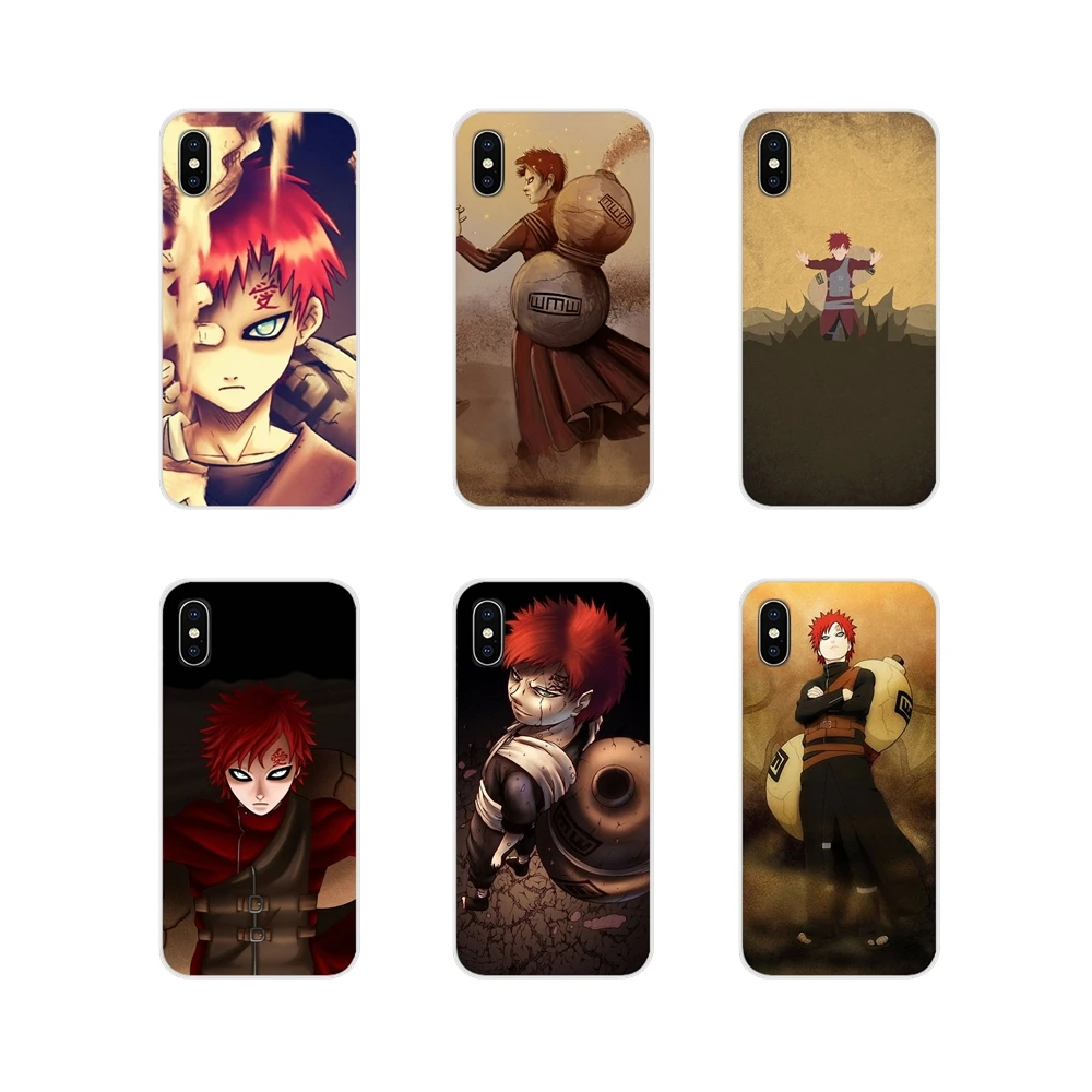 

For Motorola Moto X4 E4 E5 G5 G5S G6 Z Z2 Z3 G G2 G3 C Play Plus Accessories Phone Cases Covers cartoon Anime Naruto Gaara