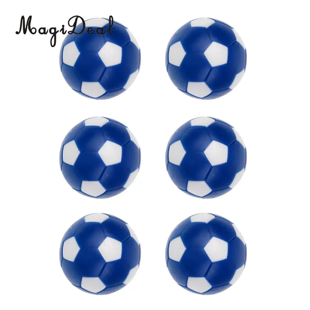MagiDeal 22 Pieces 5/8' Foosball Man Table Soccer Player with 6 Pieces 36mm Foosball Balls - High Quality and Durable