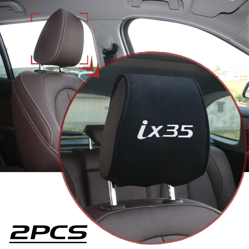 

2pcs Car Head Restraint Auto Headrest Travel Neck Support Holder Automobiles Seat Covers for Hyundai ix35