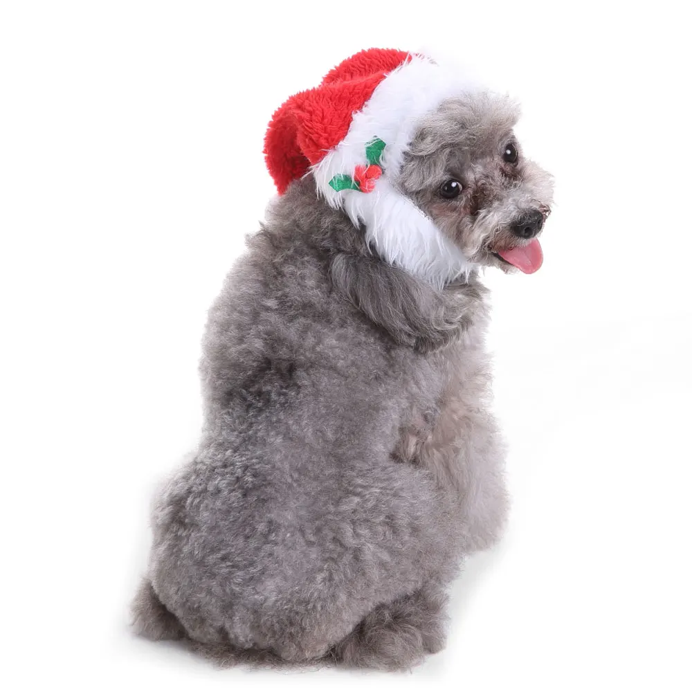 Аксессуары для собак Рождественская шляпа для собаки кошка домашний питомец голова аксессуары подарок для маленьких средних и больших для собак породы Йоркширский терьер питбул