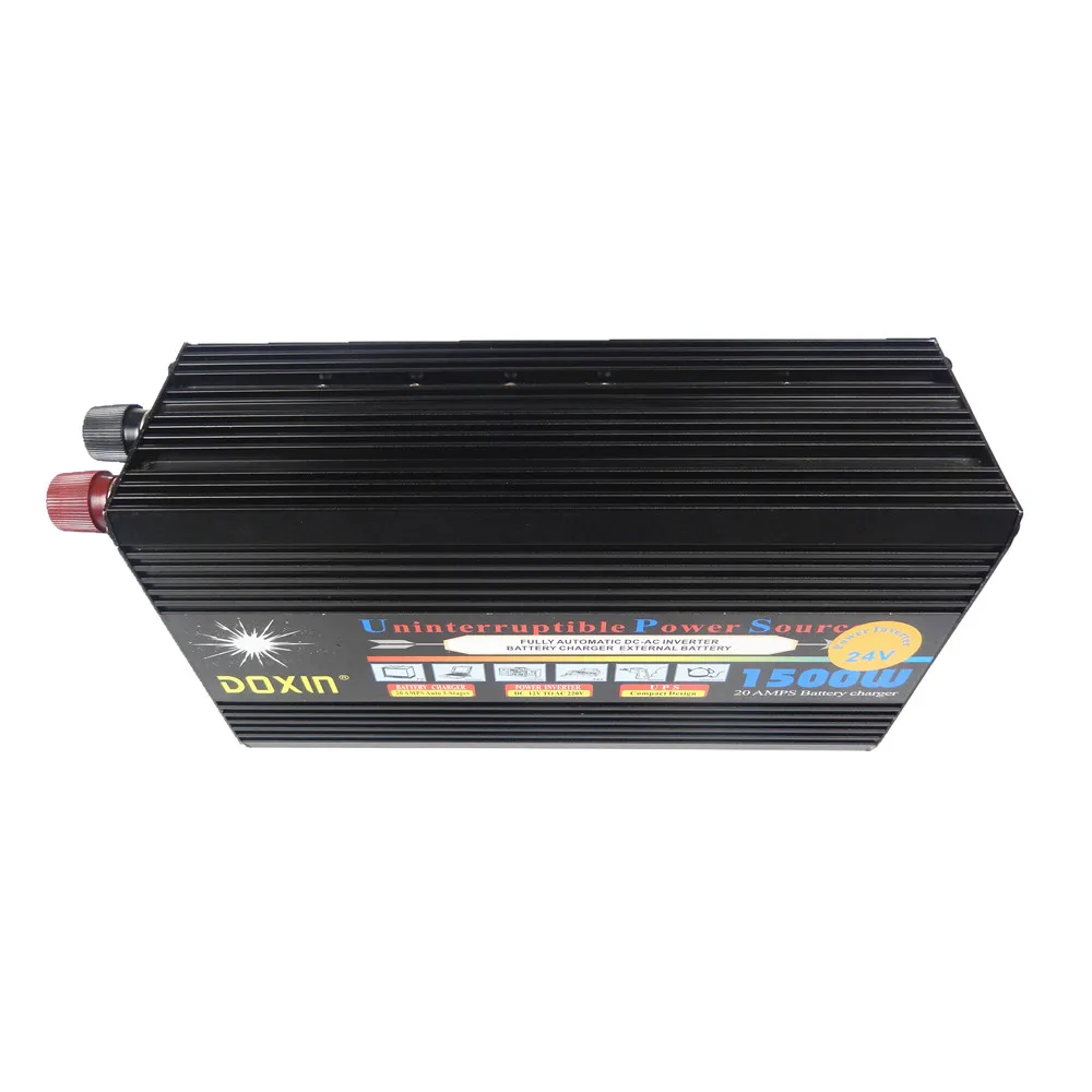 

Modified Wave power inverter 1500W DC12V input to AC220V output with UPS battery charging function