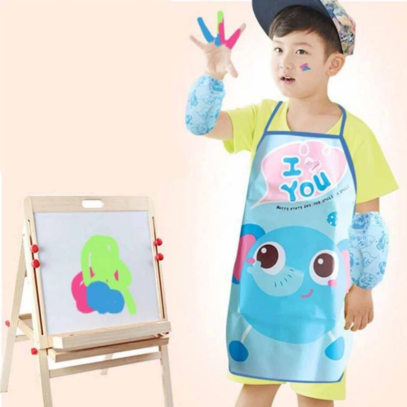 Детский сад кухня выпечки живопись приготовления напиток еда Enfant Tablier фартуки