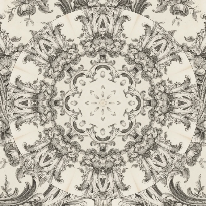 Mandala - Ornate Musings (Variant 1) Poster Print by Aimee Stewart (18 x 9)
