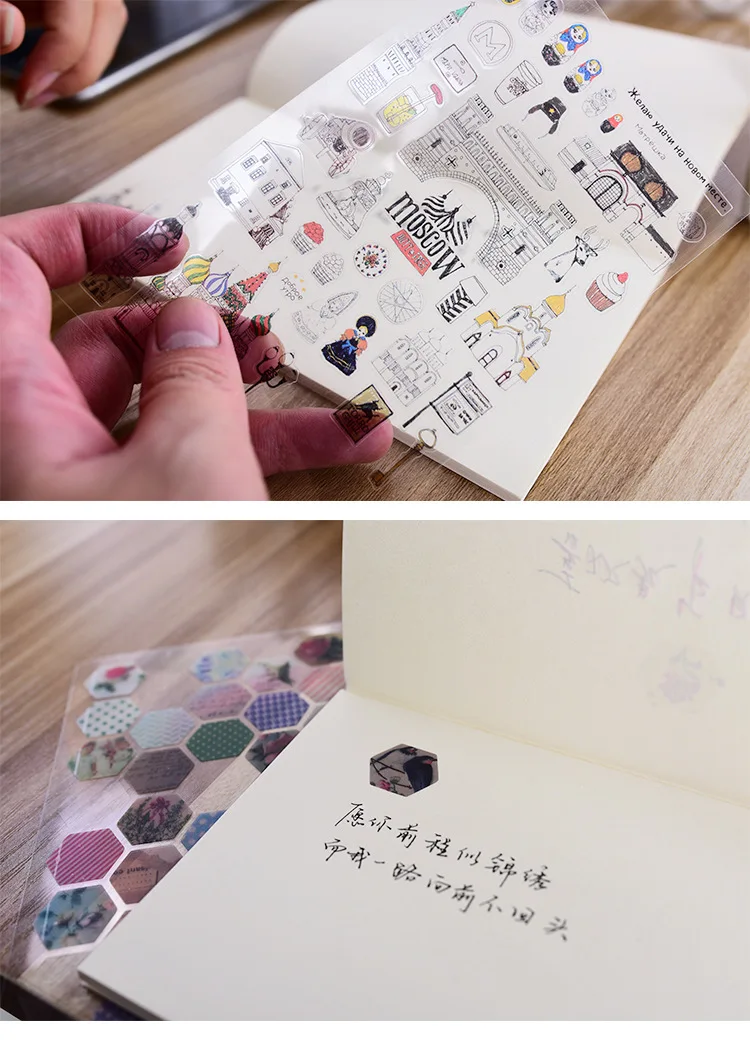 1 шт. милые корейские наклейки ПВХ декоративные наклейки Соня DIY наклейки декоративные наклейки 19 видов стилей на выбор школьные принадлежности