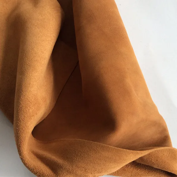 

Junetree High quality Sheep skin leather Genuine leather suede face leather soft 0.8mm thick whole skin leather craft