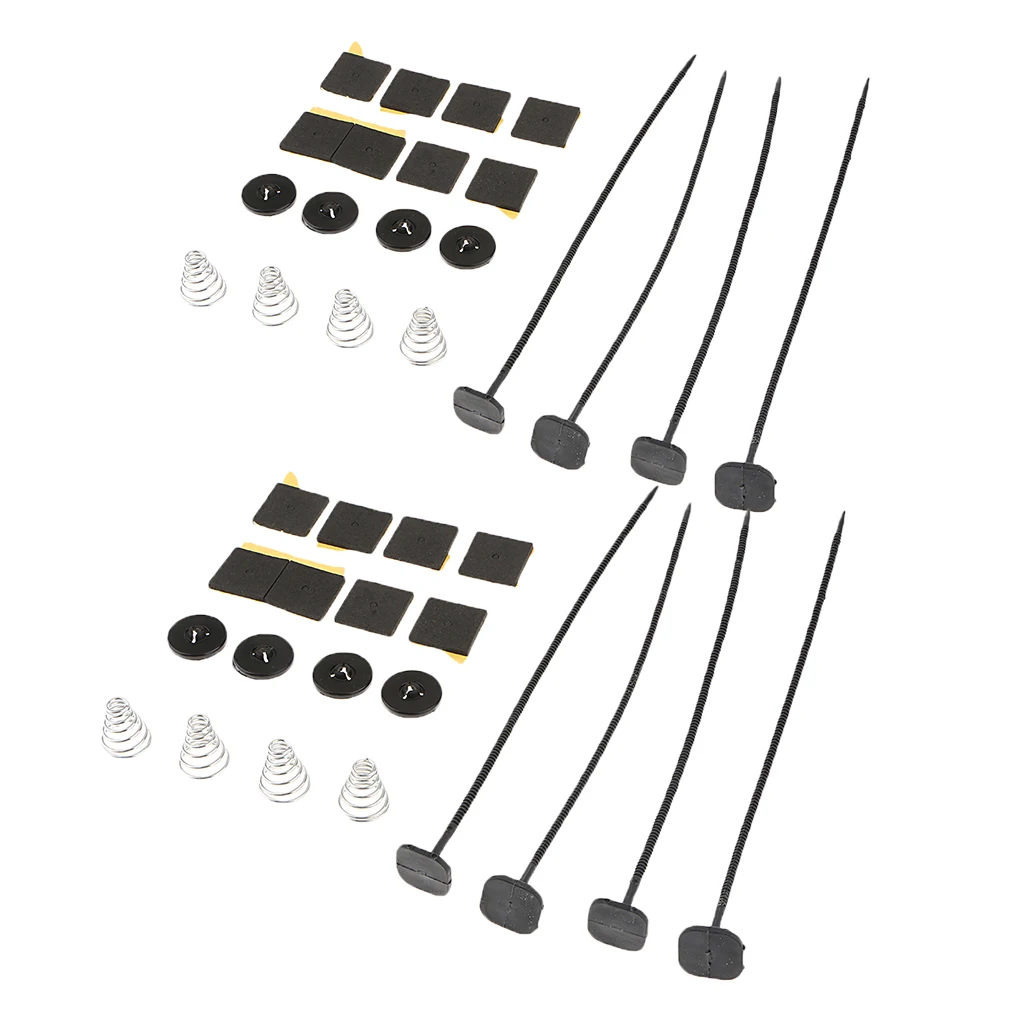

2 Set Universal Fan Radiator Mount Kit For Car Auto Electric Radiator Fan Mounting Tie Rod Bracket Parts Set Plastic Ties Straps