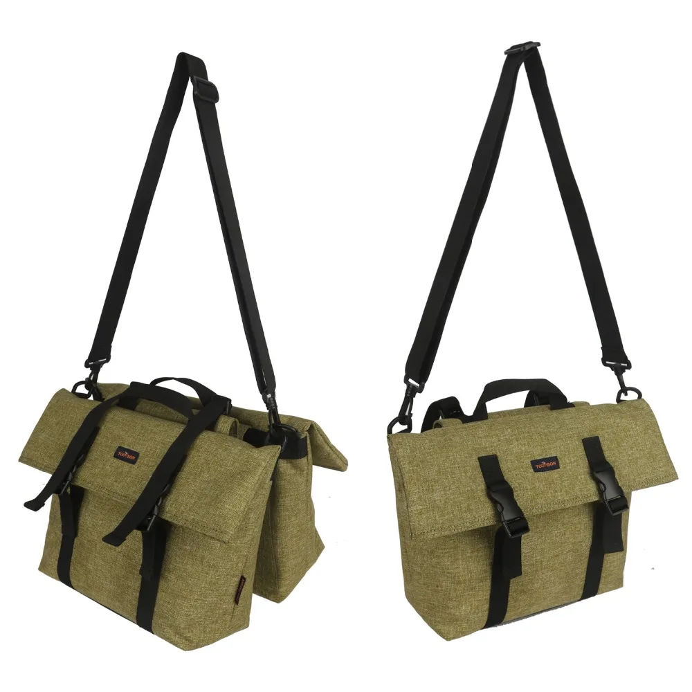 Top Tourbon Outdoor Vintage Bike Pannier Rear Rack Bag Shoulder Bags Motorcycle Carrier Storage Bags Waterproof for City Commuting 3 Top Tourbon Outdoor Vintage Bike Pannier Rear Rack Bag Shoulder Bags Motorcycle Carrier Storage Bags Waterproof for City Commuting 3