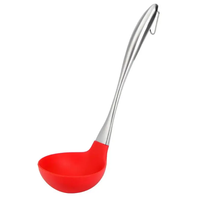 Spatula-D Многофункциональные кухонные принадлежности из нержавеющей стали 304 с силиконовой ручкой, кухонные принадлежности с антипригарным покрытием, кухонные инструменты принадлежности - Цвет: Spatula-D