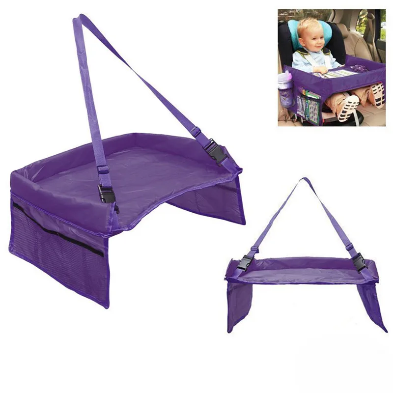 Портативный детский стол для автомобиля, детские игрушки, коляска, поднос для автомобильного сиденья, хранение еды, игрушечный стол, водонепроницаемый держатель для коляски 40*35 см